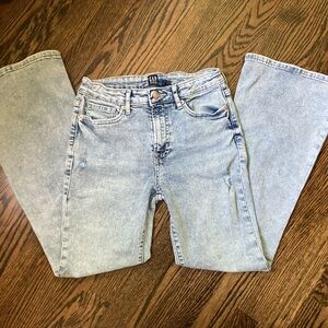 GAP Blue Flare Wide Leg Jeans